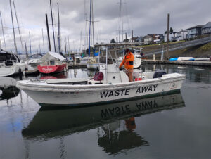 Waste Away Pumpout boat